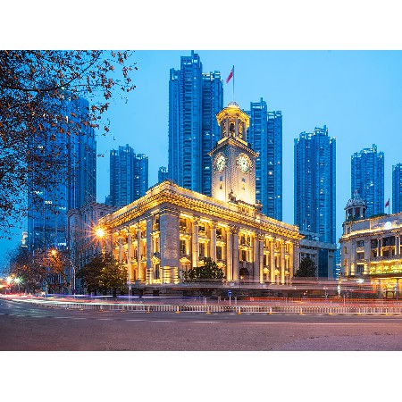 Wuhan landmark building Jianghan Pass